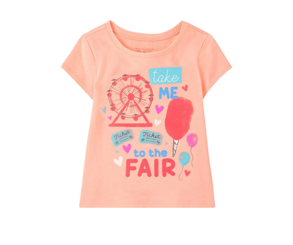 Camiseta Con Gráfico Fair Para Niñas Bebés
