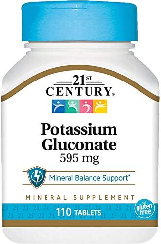 21st Century, Gluconato de potasio, 595 mg