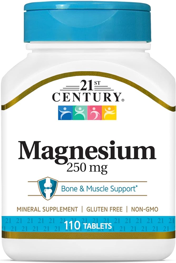 21st Century, Magnesio, 250 mg
