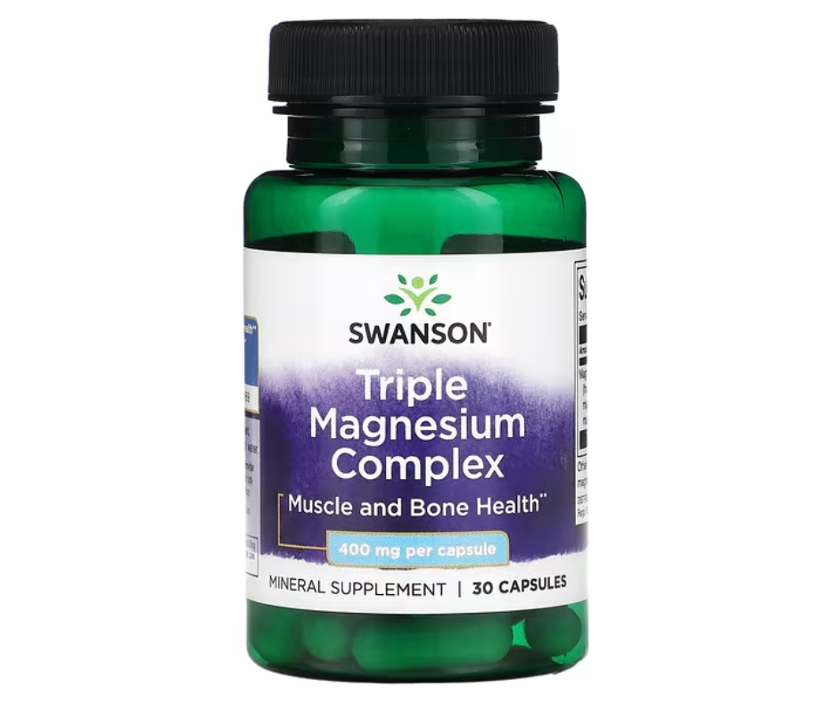 Swanson, Complejo triple de magnesio, 400 mg